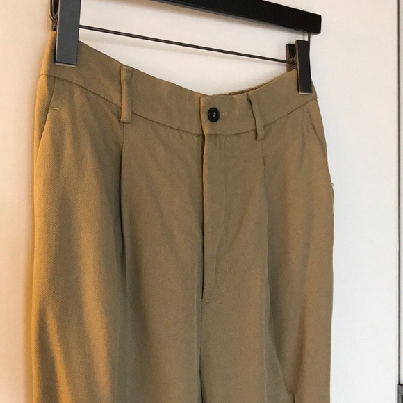 Zara High Waisted Cropped Trousers - Picture 2 of 7